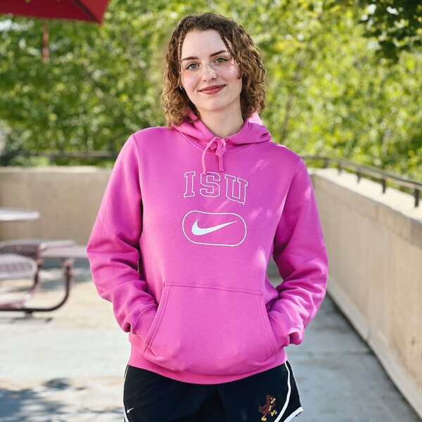 Nike® ISU Pink Hoodie